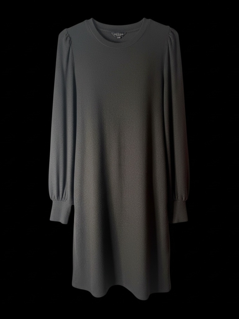 Lucky Brand Sweater Dress Women XS Black Like New Cowl Neck Long Sleeve Knit